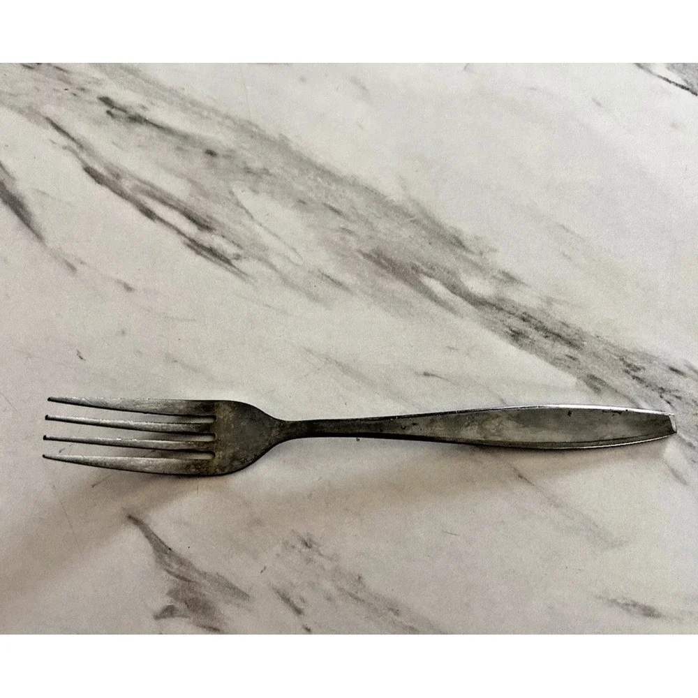 Vintage‎ Buffalo Japan Flatware Dinner Fork 7.5 Inches Long Stainless Steel BxA